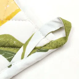 House This Rasaal Yellow & White Cotton Pot Holders - Set of 2 image 3