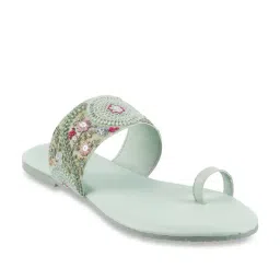 Metro Women's Green Toe Rong Sandals image 2