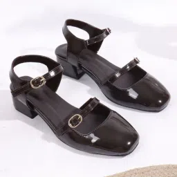 TRYME Women's Brown Ankle Strap Sandals-picture-33