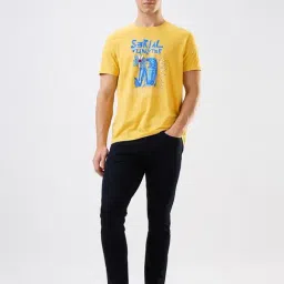 Spykar Men Slim Fit Mid Rise Cotton Casual Jeans image 2