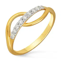 Malabar Gold and Diamonds 18k IGI Certified Diamond Yellow Gold Ring for Women-picture-13