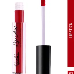Glam21 Lip Art Non-Transfer Matte Liquid Lipstick 02 Lip Red - 3 gm image 3