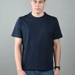 Louis Stitch Multicolored Cotton Regular Fit Plain T-Shirt (Pack of 3) image 3