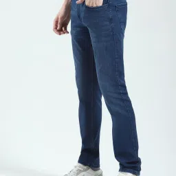 Monte Carlo Navy Blue Regular Fit Jeans image 3