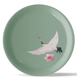 Nestroots Victorian Fauna Printed Multicolor Porcelain Wall Plate image 3