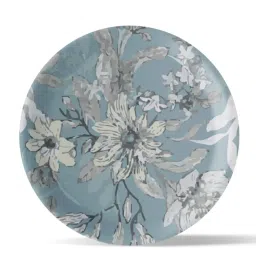 Nestroots Indigo Traditional Multicolor Porcelain Wall Plate image 3