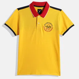 Allen Solly Junior Boys Polo Collar Pure Cotton T-shirt-picture-52