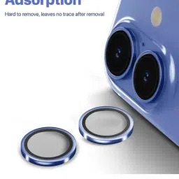 Gripp 2In1 Focal Camera Lens Protector for Iphone 16 & Iphone 16 Plus (2024) - Blue image 5