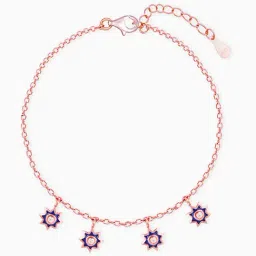 GIVA 925 Sterling Silver Rose Gold Bracelet for Women-image-94