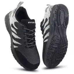 Fuel Steel Toe Safety Shoes Single Density Low Ankle Size UK 8 Black and Grey Model Gracy Sports-picture-16