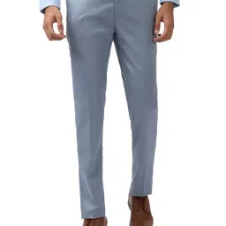 Raymond Blue Polyviscose Slim Fit Formal Trosuers-picture-27