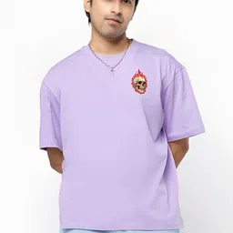 BDSQUARE Men Printed Drop-Shoulder Sleeves T-shirt image 3