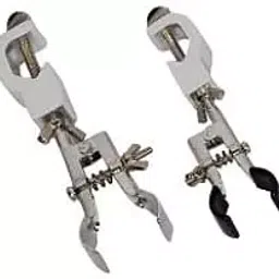 Borosil Steel Single Burette Clamp Uncoated Jaws LABC8888S01-image-1