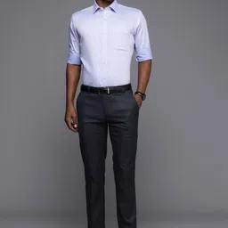 Raymond Men Slim Fit Formal Trousers image 4