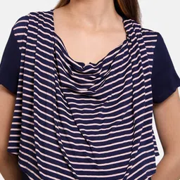 MINI KLUB Striped A-line Maternity Maxi Dress image 2