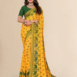 Moda Rapido Ethnic Motifs Saree With Blouse Piece-picture-19