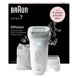 Braun Silk-Epil 7-041 Efficient Epilator with Shaver & Trimmer Head - White-picture-6