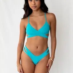 MON FASHION COLLECTION Medium Coverage Shoulder Straps Swim Bikini Set-image-35