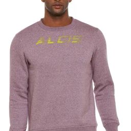 Alcis Maroon Full Sleeves Regular Fit T-Shirt-picture-6