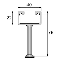 Hilti HAC Series Anchor Channel Carbon Steel 200 mm Length, 2168540 image 3