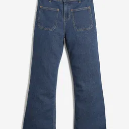 Lilpicks Couture Solid Jeans - Dark Blue-image-5