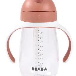 Beaba Straw Cup 300ml - Terracotta-image-7