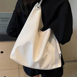 StyleCast Women Solid Structured Hobo Bag image 4