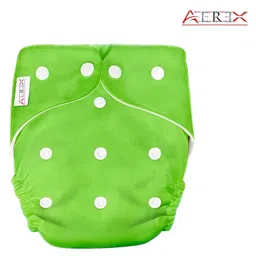 AEREX Reusable Baby Cloth Diapers For 6 Months to 3 Years With 2 Insert Pad With Anti-Piling Fleece Extra Absorbent Instant Baby Dry Sheet Leak Proof Washable Diaper Baby Bed Protector image 2