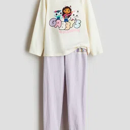 H&M Girls Jersey Pyjamas Night Suit-picture-42
