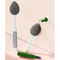 fab n funky 2 in 1 Bottle & Nipple Cleaning Brush - Green image 4