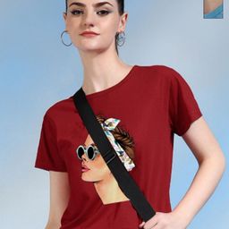 Metronaut Women 2 Printed Bio Finish T-shirt-image-74