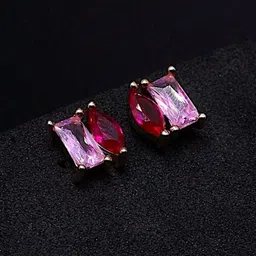 Silver by HM Contemporary Studs Earrings image 2