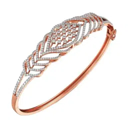 Joyalukkas 18k Rose Gold & Diamond Majestic Leafy Charm Bracelet-picture-31