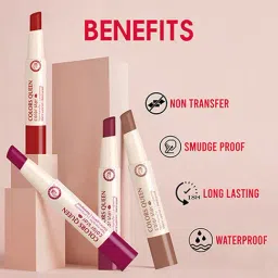 Colors Queen Color Stay Matte Lipstick 09 Bridal Mehroon - 3 gm image 4