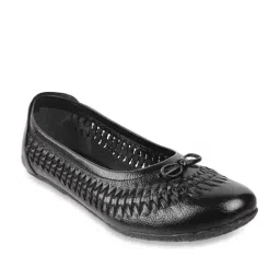 Metro Women's Black Flat Ballets-image-83