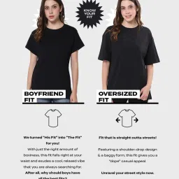 Bewakoof Lavender Cotton Relaxed Fit T-Shirt image 3