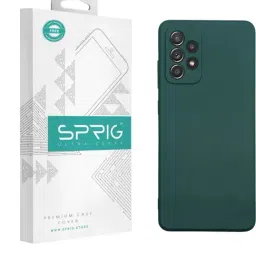 Sprig TPU Matte Back Cover for Samsung Galaxy A52 (Green)-picture-26