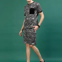 Rigo Grey Jacquard Printed Co-ords image 3