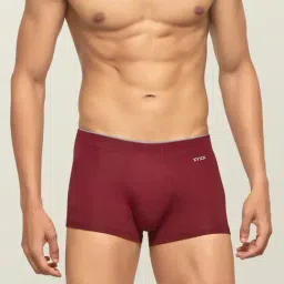 XYXX Maroon & Charcoal Snug Fit Trunks - Pack of 2 image 2