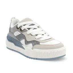 Red Tape Men's Hustle Series Light Grey Casual Sneakers image 3
