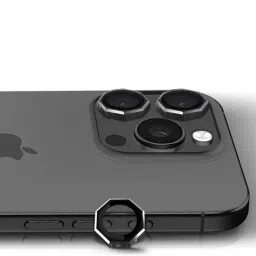 Gripp 3In1 Focal Octagon Camera Lens Protector for Iphone 16 Pro & Iphone 16 Pro Max (2024) - Black image 5