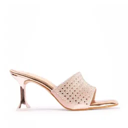 Carlton London Women's Rose Gold Casual Stilettos image 3