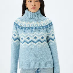 Koton Women Turtle Neck Pullover-image-82