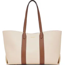 Miraggio Ivory Textured Large Laptop Tote Handbag-picture-14
