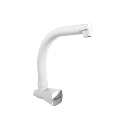 SUPREME Crown Series Wall Sink Tap Full Turn Plastic 15 mm, Milky White-picture-27
