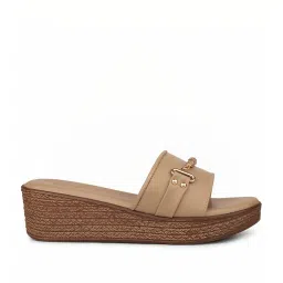 Inc.5 Women's Beige Casual Wedges image 3