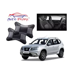 Auto Pearl Black Grey Car Neck Cushion/Neck Pillow Compatible with Nissan Terrano-picture-44