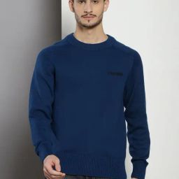 Tommy Hilfiger Deep Indigo Cotton Relaxed Fit Sweatshirt-picture-41
