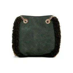 Guess Fur Logo Davika Convertible Crossbody Bag-picture-22