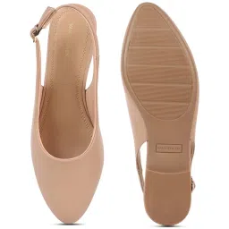 Van Heusen Women's Beige Back Strap Sandals image 3